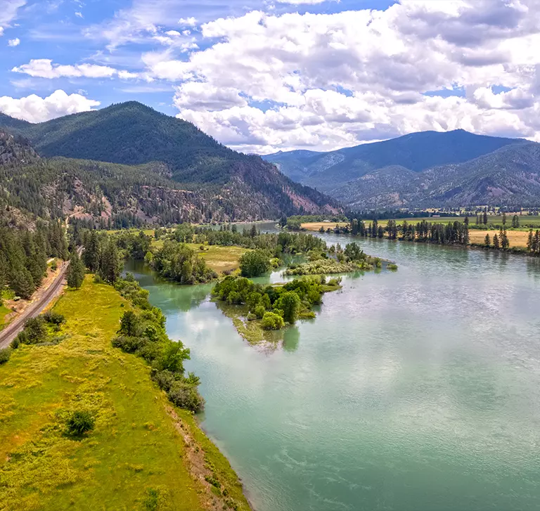 Clarks Fork River Near Paradise Montana