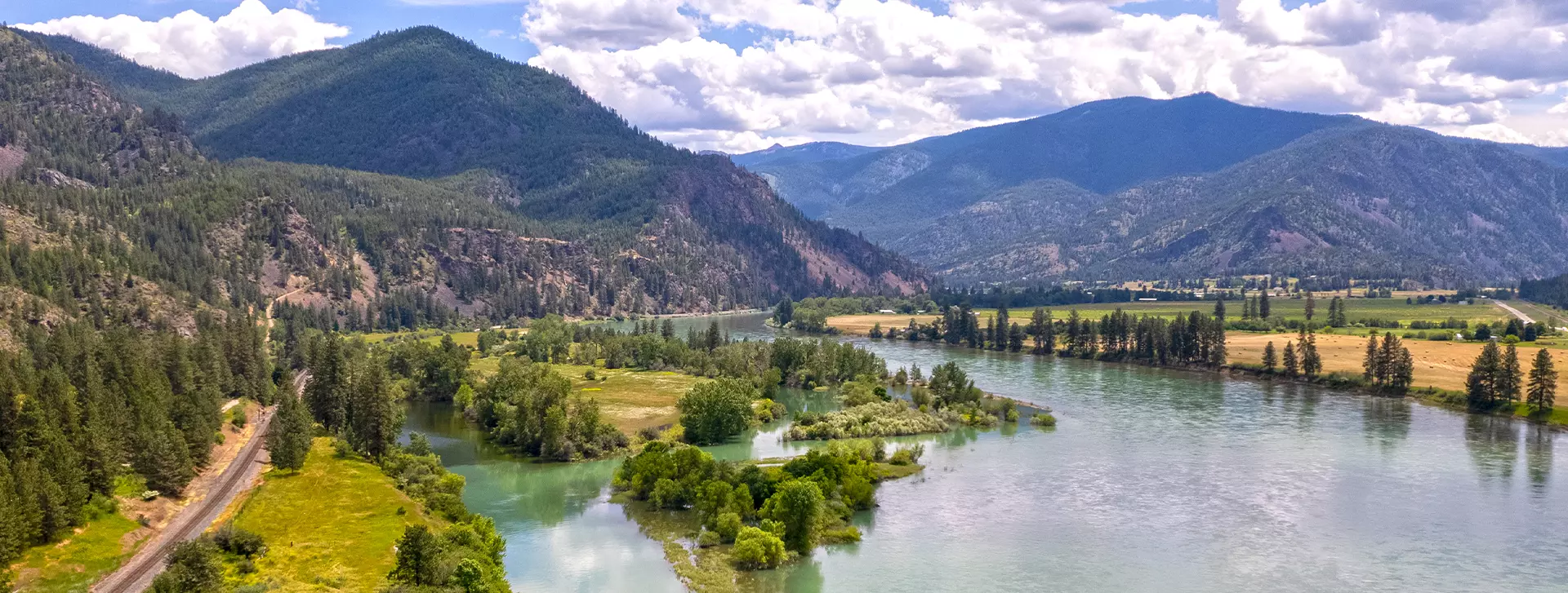 Clarks Fork River Near Paradise Montana